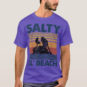 Mermaid Salty Lil' Beach Vintager Sonnenschein T - T-Shirt