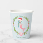 Mermaid Santa Christmas Pappbecher<br><div class="desc">Machen Sie Ihr Weihnachtsfest unvergesslich mit diesen bezaubernden Weihnachtsbechern der Meerjungfrau. Sie können eine afroamerikanische Meerjungfrau mit der Bearbeitungsoption aktivieren. Es ist Zeit für ein Fest unter dem Meer! Sie können dieses Design personalisieren, indem Sie auf "Diese Vorlage personalisieren" klicken oder wenn Sie den Schriftart, die Hintergrundfarben ändern oder die...</div>