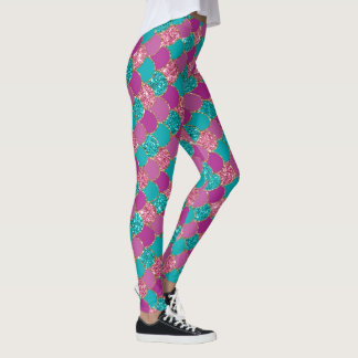 Mermaid Scale Leggings | Yoga und Bootspflanzen