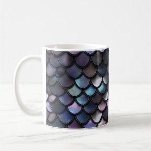 Mermaid Scale Muster Kaffeetasse