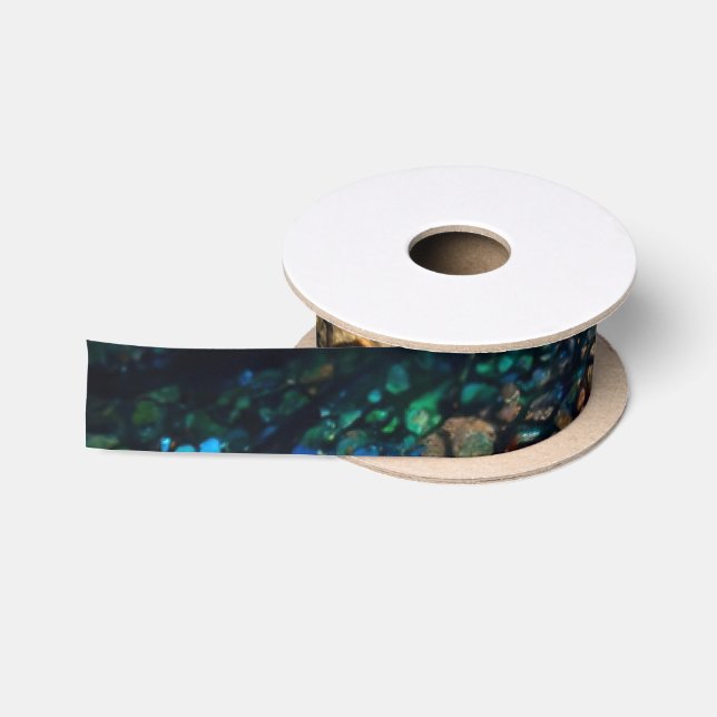 Mermaid Scaled Dragon Fantasy Satinband (Spule)