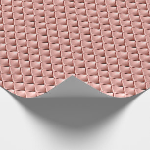 Mermaid Scales Dragon Skin Pink Rose Gold Geschenkpapier