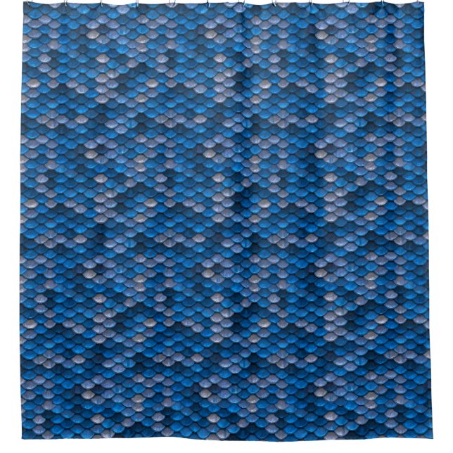 Mermaid Scales Duschvorhang (Vorderseite)
