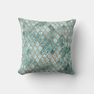 Mermaid Scales Glam #4 (Imitate Glitzer) #decor #a Kissen