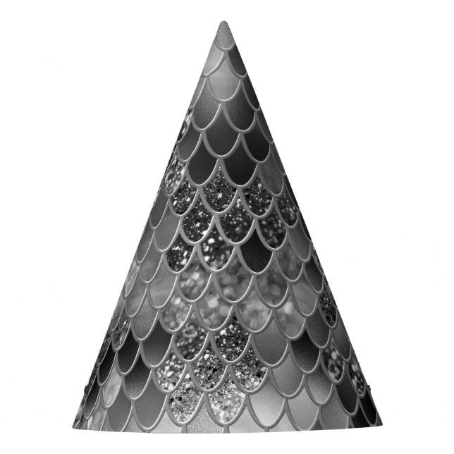 Mermaid Scales Glam #6 (Imitate Glitzer) #decor #a Partyhütchen (Vorderseite)