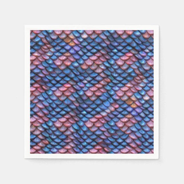 Mermaid Scales Serviette (Vorderseite)