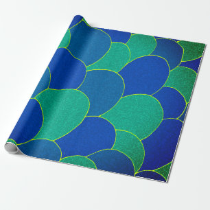 Mermaid Scales Wrapping Paper Geschenkpapier