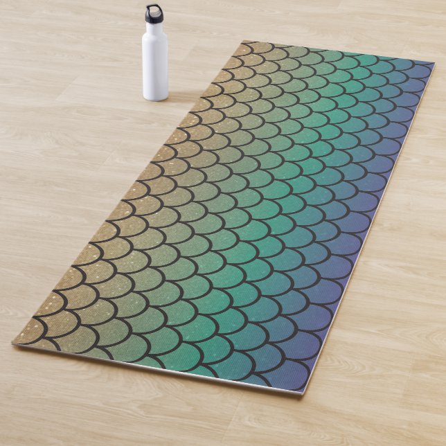 Mermaid Scales Yogamatte (Beispiel)