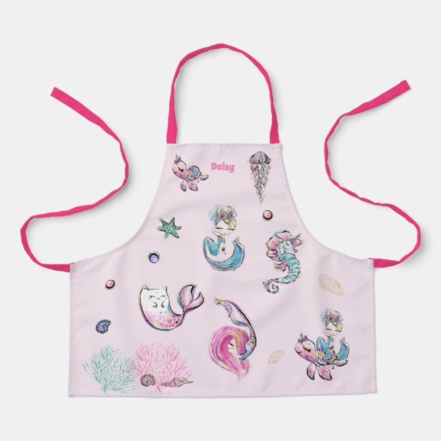 Mermaid Schürze (Vorderseite)