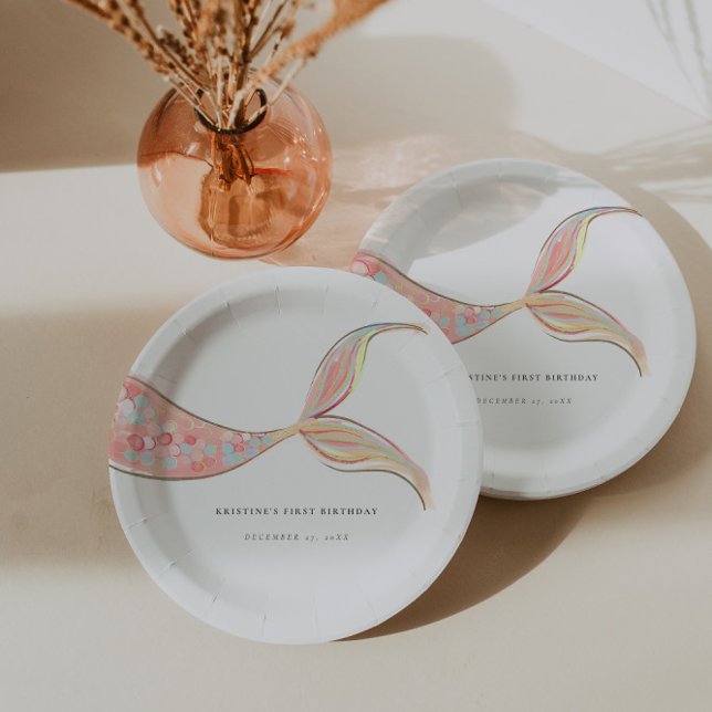 Mermaid Schwanz Birthday Paper Teller (Von Creator hochgeladen)