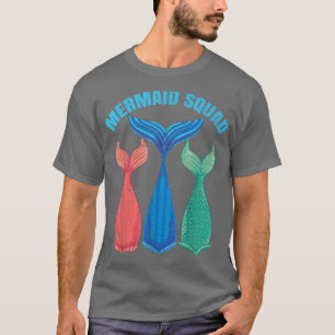 Mermaid Schwanz Fairytale Mermaid Squad Fantasy Me T-Shirt