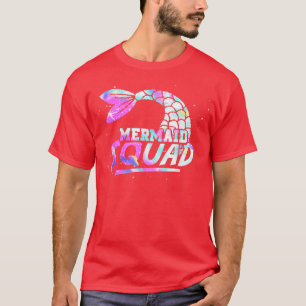 Mermaid Schwanz Fantasy Mermaid Squad Underwater M T-Shirt