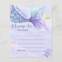 Mermaid Schwanz Geburtstagszeitkapsel