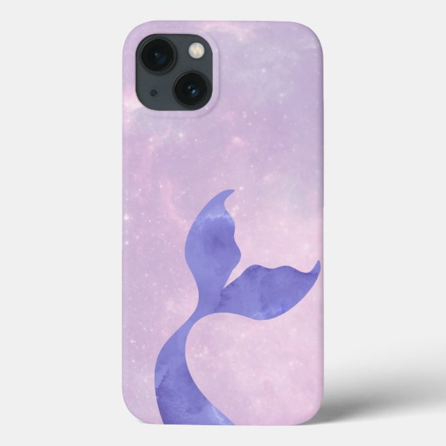 Mermaid Schwanz Lila Fantasy Case-Mate iPhone Fall Hülle (Rückseite)