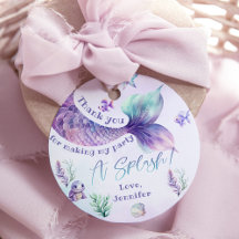 Mermaid Schwanz lila Geburtstag vielen Dank