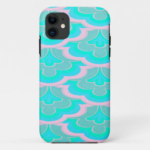 Mermaid Schwanz Rosa und Aquamarine Muster Fantasy Case-Mate iPhone Hülle