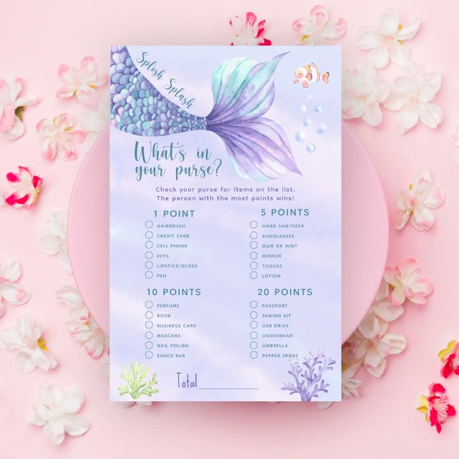 Mermaid Schwanz Whats in Ihrer Handtasche Babydusc (Von Creator hochgeladen)