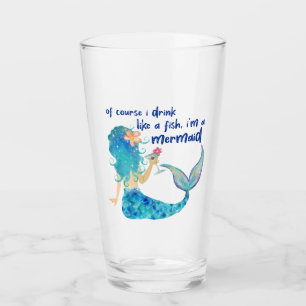 Mermaid Sea   Trinken wie ein Fisch Glas