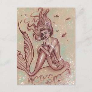 Mermaid Seaweeds Postkarte