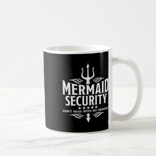 Mermaid Security Family Geburtstagskasten Kaffeetasse