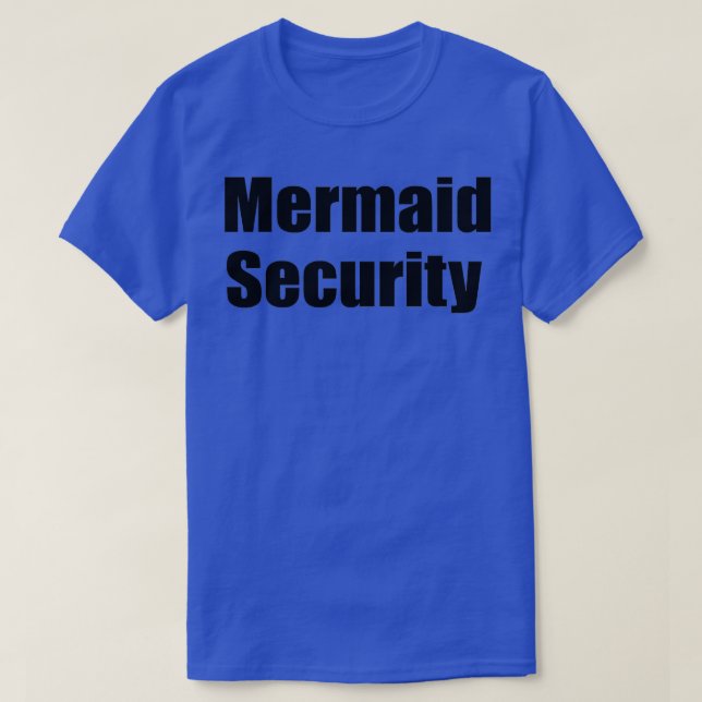 Mermaid Security Fear the sibling T-Shirt (Design vorne)