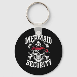 Mermaid Security Pirate Vater Brother Halloween Schlüsselanhänger