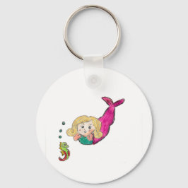 Mermaid Seepferd Schlüsselanhänger