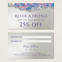 Mermaid Sequin Imitate Folie Referenzkarte