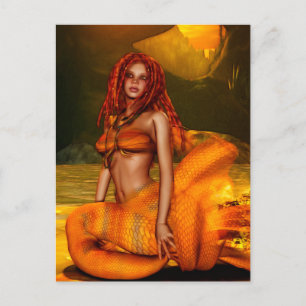 Mermaid Serie "Coraleen" Fantasy Art Postkarte