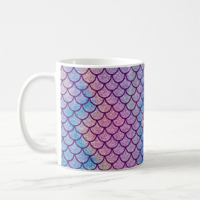Mermaid Shimmer Scale Classic Mug Kaffeetasse (Links)