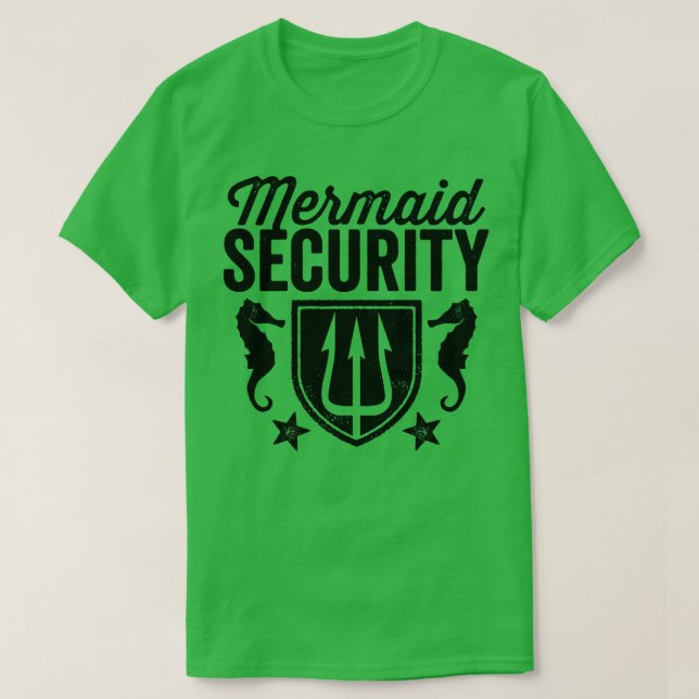 Mermaid-Sicherheit T-Shirt (Design vorne)