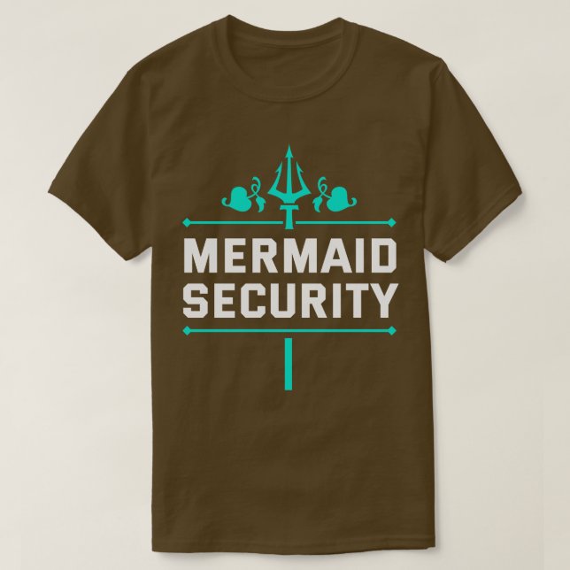 Mermaid-Sicherheit T-Shirt (Design vorne)
