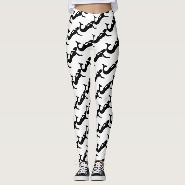Mermaid Silhouette Thunder_Cove Leggings (Vorderseite)