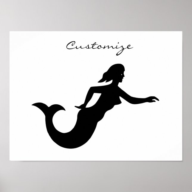 Mermaid Silhouette Thunder_Cove Poster (Vorne)