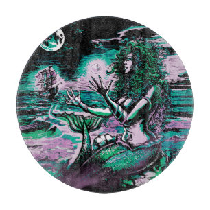 Mermaid Siren Atlantis Pearl Schneidebrett
