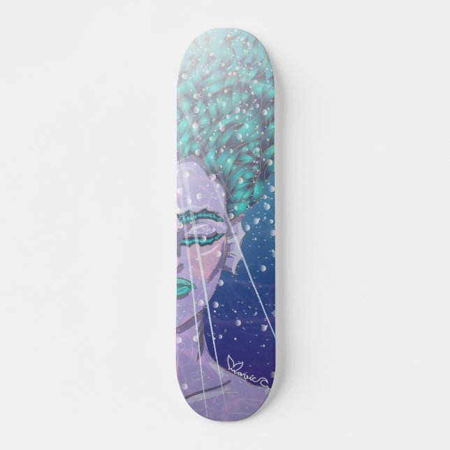 Mermaid Sk8 Skateboard (Vorne)