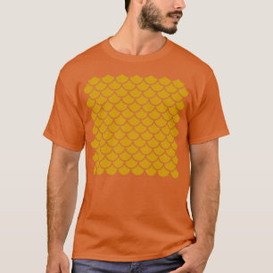Mermaid-Skala Nahtlose Muster T-Shirt