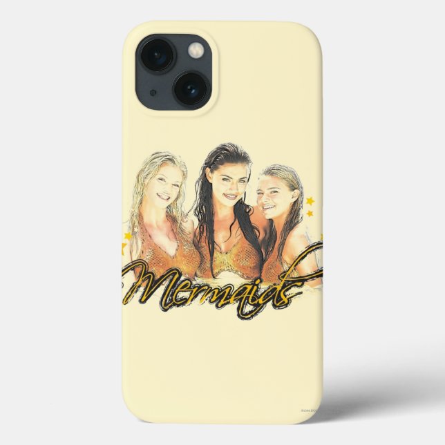 Mermaid Sketch Case-Mate iPhone Hülle (Rückseite)
