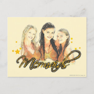 Mermaid Sketch Postkarte