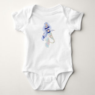 Mermaid Snow Maiden Baby Bodysuit Strampler