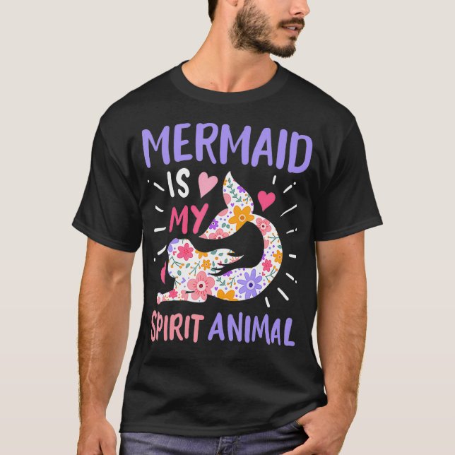 Mermaid Spirit Animal  T-Shirt (Vorderseite)