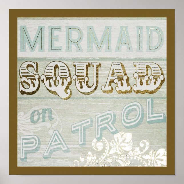 Mermaid Squad auf Patrol Poster (Vorne)