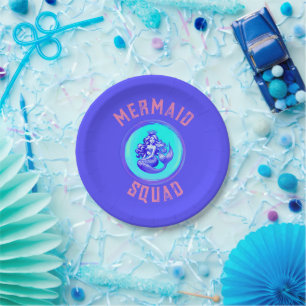 Mermaid Squad Birthday Party Thema Pappteller