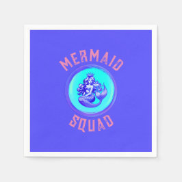Mermaid Squad Birthday Party Thema Serviette
