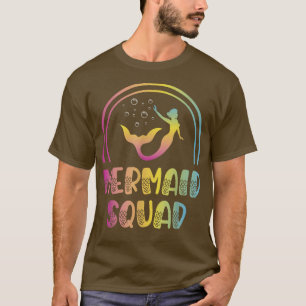 Mermaid Squad für eine Meerjungfrau T-Shirt