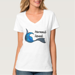 Mermaid Squad in Blues T-Shirt