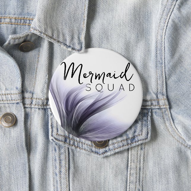 Mermaid Squad | Lavender Lila Chic Bachelorette Button (Beispiel)