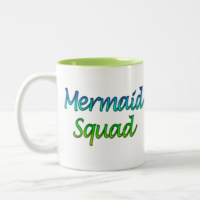 Mermaid Squad Zweifarbige Tasse (Links)