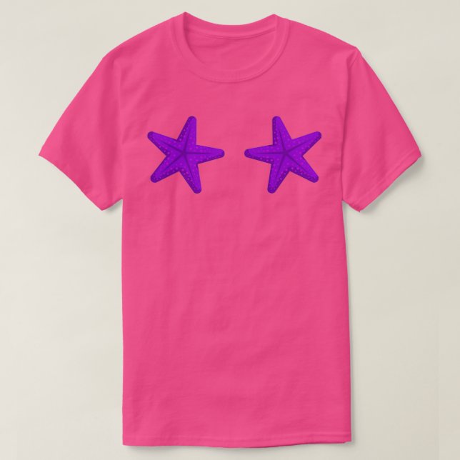 Mermaid Starfish Bra T-Shirt (Design vorne)