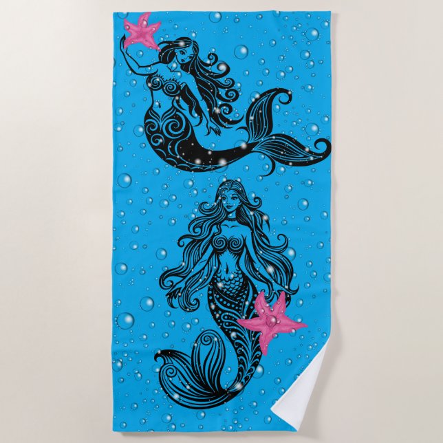 Mermaid Strandtuch (Vorderseite)